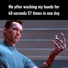 Me After Washing My Hands For 40 Seconds 57 Times In A Day Meme Memezila Com