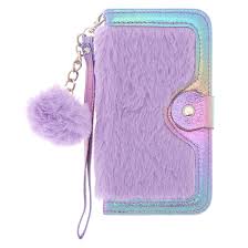 Maybe you would like to learn more about one of these? Purple Faux Fur Folio Phone Case Fits Iphone 6 7 8 Plus Claire S