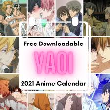 Yaoi Free Downloadable Anime Calendar 2021 – All About Anime and Manga