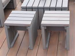 Garten Hocker Holz Oberflache Transparent Grau Auch In Grosse Oder Farbe Nach Wunsch Made In Germany Sitzbank Gartenmobel Holz Gartenbank Holz Gartenmobel