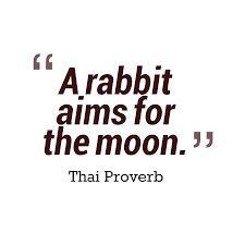 Rabbit quotations to inspire your inner self: Thai Wisdom S Quote About A Rabbit Aims For The
