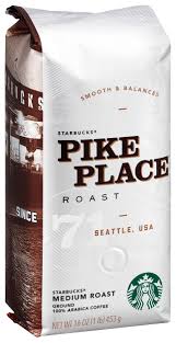 Medium roast for smooth, balanced flavor with cocoa. Starbucks Pike Place Roast Medium Roasted Premium Ground Coffee 1 Lb Bag