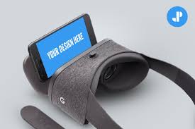 Even Smartphones Are Having Their Own Virtual Reality Devices Available So Promote Your Own With The Help O Google Vr Mockup Free Psd Mockup Free Psd Download