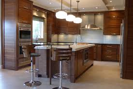 Walnut Horizontal Grain Kitchen Contemporary Kitchen Indianapolis By Susan Brook Interiors