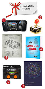 Gifts For Your Gamer Brother Gamer Gifts Gift Guide Video Games Gift