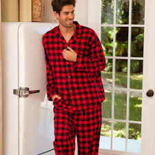ADR Men's Flannel Pajamas, Soft Cotton Pajamas, Men's Flannel Shirt and  Men's Flannel Pajama Pants with Pockets – Alexander Del Rossa