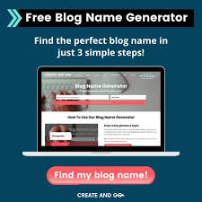 1 Blog Name Generator Find The Perfect Name For Your Blog In 2020 Blog Names Name Generator Blog