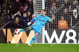 Stoke City Goalkeeper Jack Bonham 13 Editorial Stock Photo