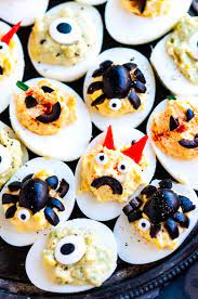 Halloween Deviled Eggs Aberdeen S Kitchen Recipe Halloween Deviled Eggs Deviled Eggs Halloween Party Snacks