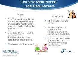 Our easy time tracking software enforces compliance with lunch rules & laws. Don T Sweat California Labor Law