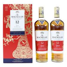 Macallan 12 Yo Double Cask Cny Limited Edition Twin Set A Harmonious Single Malt With A Warm Character The Macallan Double C In 2020 Single Malt Macallan Whisky Malt
