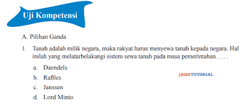 Kali ini kami akan membagikan jawaban buku siswa ips kelas 8 uji kompetensi bab 4 hal 272. Jawaban Buku Ips Kelas 8 Uji Kompetensi Bab 4 Hal 272 274 Tanah Adalah Milik Negara Maka Jagotutorial