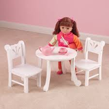 Either way the set is in good condition, strong and will look the part in any setting of your choice. Lil Doll Table Amp Chair Set Kidkraft 60133 Chair Set Table And Chairs Game Table And Chairs