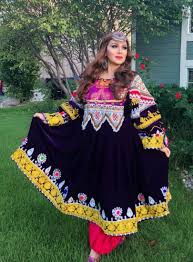 Afghan women know how to take care of themselves. Magenta Afghan Dress Seengar Com Real Style Never Dies