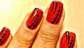 21 neon orange nails and ideas for summer | stayglam. 60 Stylish Orange And Black Nail Art Design Ideas