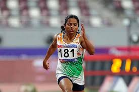 June 13, 2021 04:38 pm ist Khelo India University Games Dutee Chand Wins 100m 2nd Gold For Long Distance Runner Narinder Pratap