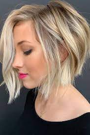 20 Most Trendy Hairstyles For Women Over 40 To Look Younger Bob Hairstyles For Thick Blonde Bob Haircut Blonde Bob Hairstyles