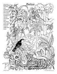 Go green and color online this albino boa coloring page. Belize Rainforest Hidden Picture And Coloring Page