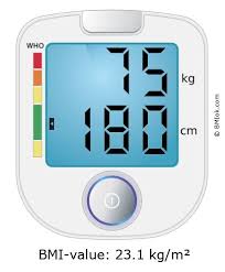 Is Your Weight 75 Kg And Height 180 Kg Bmiok Com