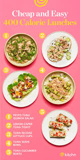 Five Easy Lunches Under 400 Calories That Start With A Can Of Tuna Healthy Tuna Recipes Tuna Lunch