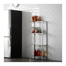 Hyllis Shelf Unit Indoor Outdoor Galvanized Ikea Shelves Kitchen Shelves Shelving Unit