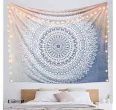 Black And White Wall Tapestry Amazon Amazon Com Green Ombre Tapestry Large Size Indian Mandala Tapestry Wall Hanging Dorm De Mandala Tapestries Wall Hangings Flower Tapestry Tapestry Wall Hanging