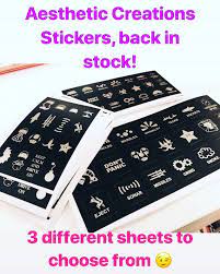 See more ideas about aesthetic stickers, stickers, cute stickers. Aesthetic Creations Blank Button Stickers For Car Interior Etsy Ireland
