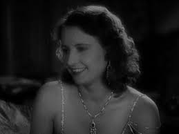 Barbara Stanwyck in 1931's The Miracle Woman, an early Frank Capra film.  She gives a wonderful performance as a minister's daughter fallen into a  religious grifter racket who desperately wants to find