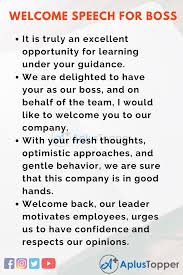 We did not find results for: Welcome Speech For Boss In English For Students And Children A Plus Topper