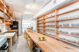 Kitchen Of The Week A Clandestine Private Dining Loft In Nyc S Chinatown Remodelista Kitchen Built Ins Private Dining Room Private Dining