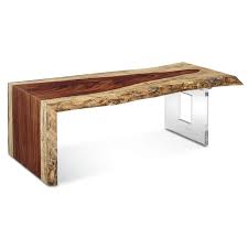 It means some are made from longer wood slabs, while made by quixotic bespoke, this luxurious live edge coffee table features a copper gilded base that deliberately compliments the burr oak tabletop. Fairfield Chair Live Edge Sled Coffee Table Wayfair