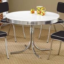 sale coaster retro round dining kitchen