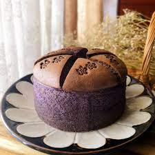 instagram 上的keem ooi simple taro yam chiffon for the day special thanks to dorisgoz for the taroyam powder i love it so so mu chiffon cake yams taro