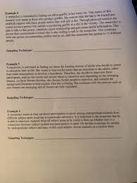 Solved Probability And Nonprobability Sampling For Each E Chegg Com