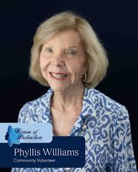 Congratulations 2025 Woman of Distinction (WOD), Phyllis Williams,  community volunteer. “This year's exceptional honorees have set themselves  apart through their civic, cultural, philanthropic, and environmental  commitments,” said Steering Committee ...