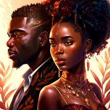 Afrocentric Love collection ❤️‍🔥 Artist : Youngkevarts Printables :  Youngkevarts.etsy.com