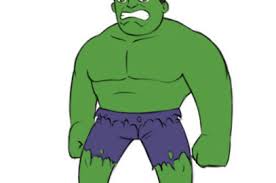 Look at the torso and you will see that it has a strong narrowing. Cartoon Avengers Drawing For Kids