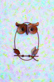 Owl On Branch Wall Decor Bring A Touch Of Woodland Inspired Charm To Your Home With Our Owl On Branc Garden Wall Decor Garden Wall Art Outdoor Metal Wall Art