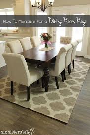 How To Correctly Measure For A Dining Room Rug Dining Room Rug Size Dining Table Rug Dining Room Rug
