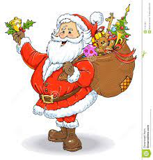 Dessiner le pere noel etape par etape. Illustration De Couleur Du Pere Noel Illustration Stock Illustration Du Cloche Mascotte 11757367