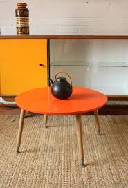 Vintage retro coffee table image and description. Vintage Retro Coffee Table In Bright Orange By Tribecasvintage 85 00 Retro Coffee Tables Coffee Table Funky Furniture
