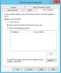 How To Configure A Dns Secondary Zone In Windows Server 2008 2012 Interface Technical Training