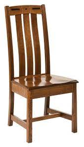 Oak dining chairs solid quarter sawn oak highly grained mission dining. Lavega Chair Solid Wood Amish Furniture Dining Chairs Mission Style Furniture Dinning Chairs