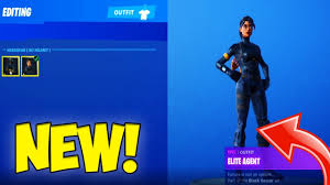 The ponytail appeared about a month ago. The New Elite Agent Style No Helmet Fortnite Rare Elite Agent New Style Skin Youtube