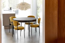 Tabl dining tables base contemporary wood dining table round book table road table round classic wood dining table extandable dining table wooden tabl round table camp tabl moooi dining table metal dining table base. Series 430 Small Round Dining Table In Black By Verner Panton For Sale At 1stdibs
