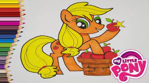 Little pony ponei de colorat. Desenez Applejack Mlp Romania My Little Pony Cum Se Deseneaza Micii Ponei Youtube