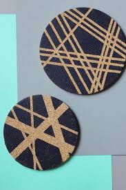 Diy Coaster Hack Diy Geschenke Wohnung Korkuntersetzer Geschenke Basteln