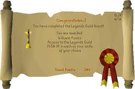 This indicates the number of experience points in specific skills that are given as rewards from completing certain quests. Osrs Legends Quest What You Need To Know Culture Of Gaming
