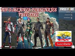 Para eso tendrás que contactar con ellos enviándoles una invitación, que estos acepten y después seleccionar un modo de juego multijugador. Los Mejores Personajes De Free Fire Top 5 2020 Youtube