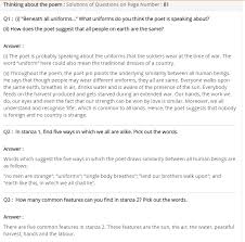Ncert Solutions For Class 9 English Beehive No Men Are Foreign Poem Poems Solutions English